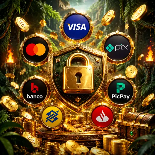 Tabela de métodos de pagamento aceitos no f79.com: PIX, cartão, TED e criptomoedas