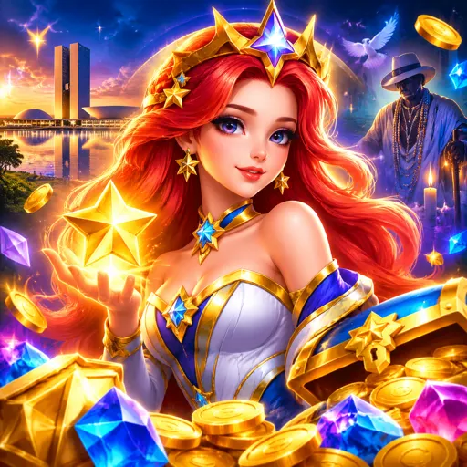 Slot Starlight Princess com princesa anime